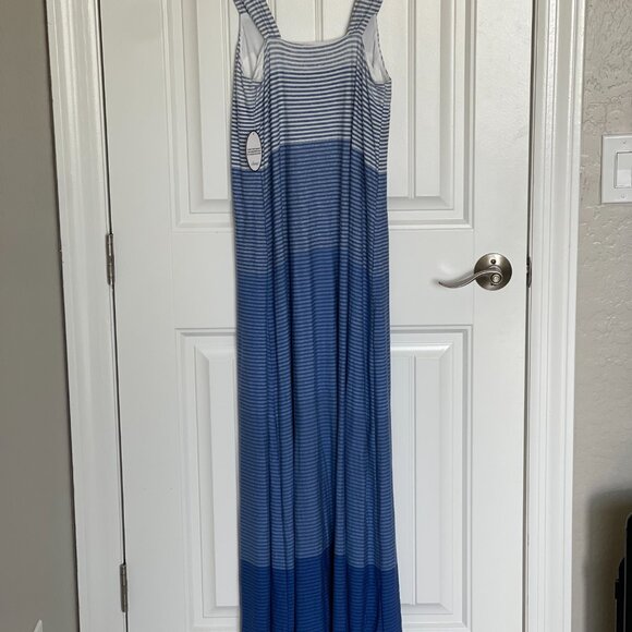NWT Soma Intimates Vneck Striped Maxi Dress -XS - Picture 4 of 6